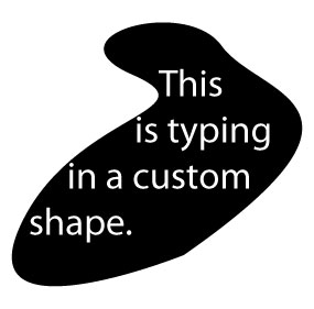 Custom Shape and Text